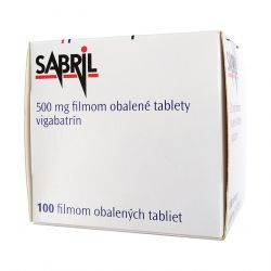 Сабрил (Вигабатрин) таблетки 500мг №100 (100 таблеток) в Сыктывкаре и области фото