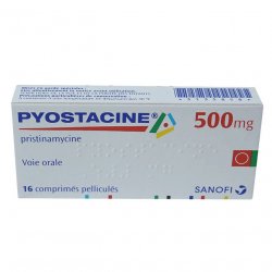 Пиостацин (Пристинамицин) таблетки 500мг №16 в Сыктывкаре и области фото